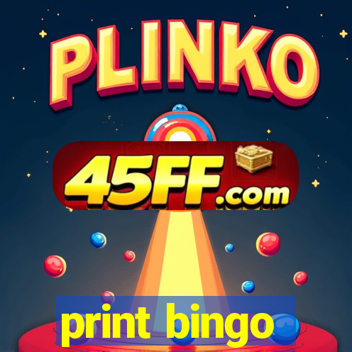 print bingo